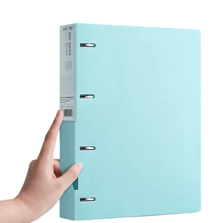

A4 Thickened Four-hole Document Storage Binder Folder, Blue