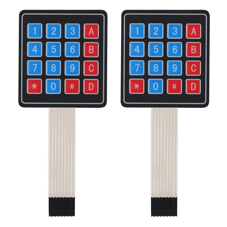 2pcs Membrane Switch Matrix Array Keyboard Keypad Control Panel Pad DIY ...