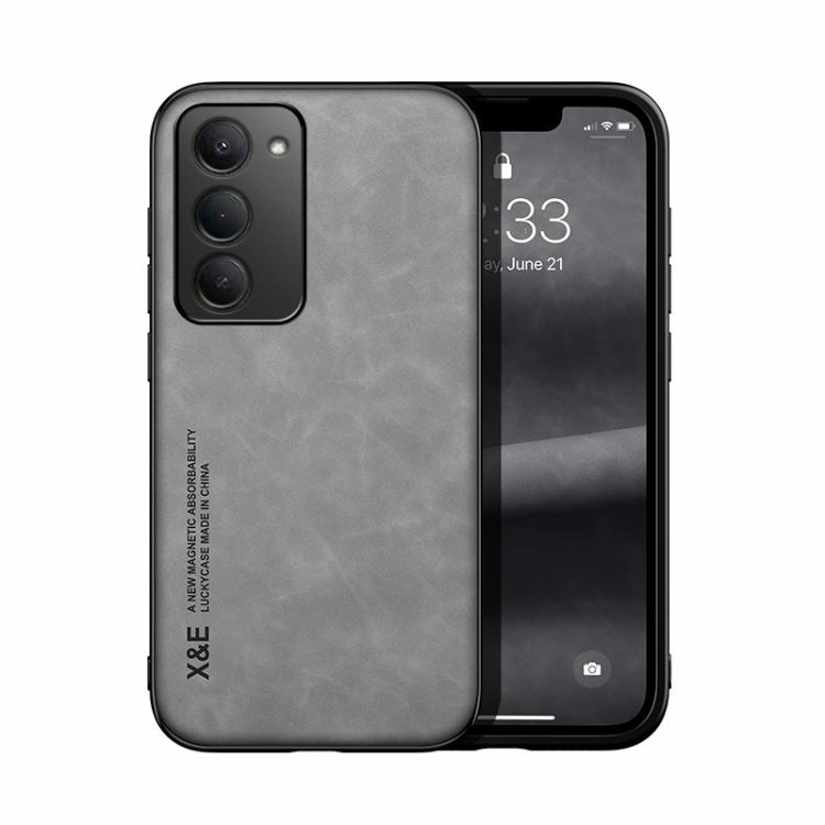 For Redmi 15 5G / 4G EU 171mm Skin Feel Magnetic Leather Back Phone Case(Light Grey)