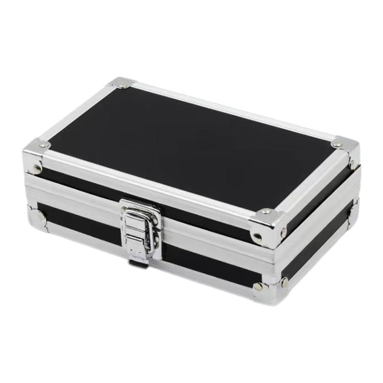 

Aluminum Alloy Portable Toolbox with Buckle Lock(Black)