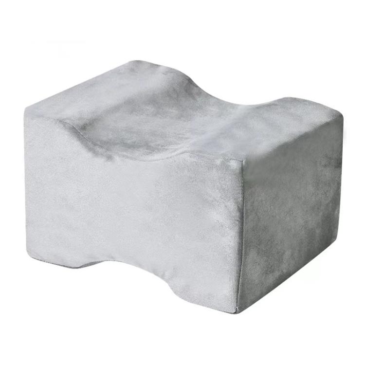 

Side-Lying Knee Support Pad Leg Clip Cushion Position Pillow(Gray Velvet Fabric)