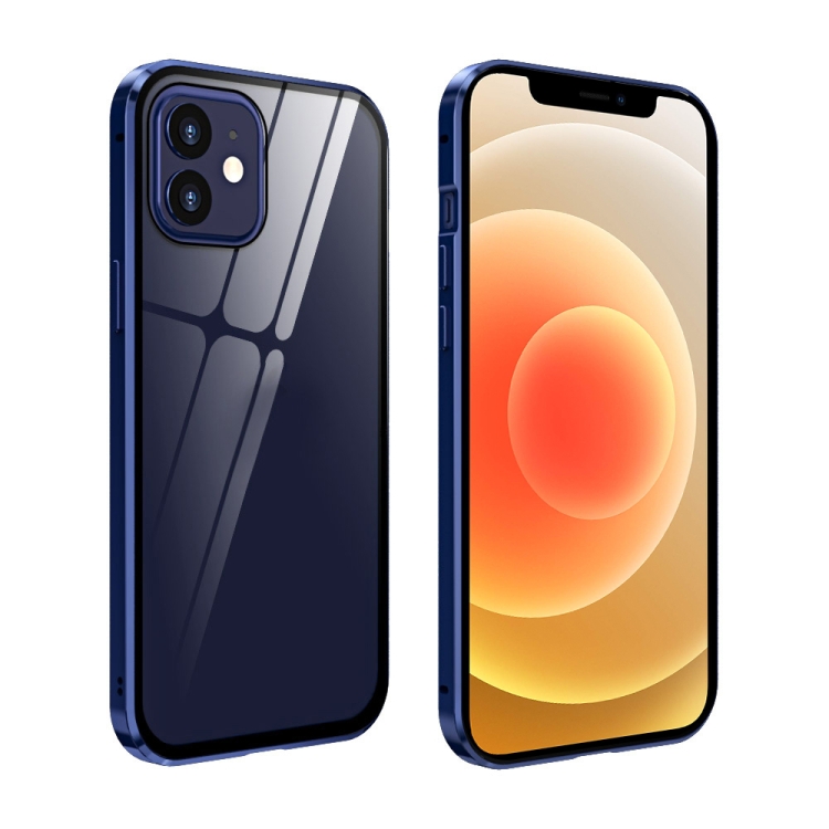 For iPhone 12 mini Double Sides Tempered Glass Magnetic Adsorption