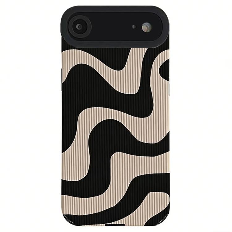 

For iPhone Air Leather-Textured TPU Phone Case(Zebra Pattern)