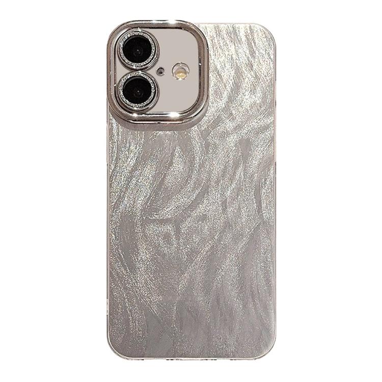 

For iPhone 16 Feather-Gauze Laser Phone Case with Lens Film