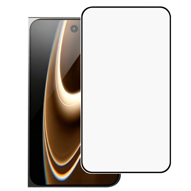 For iPhone Fold High Aluminum 380 Glue Silk Screen Printed Tempered Glass Film