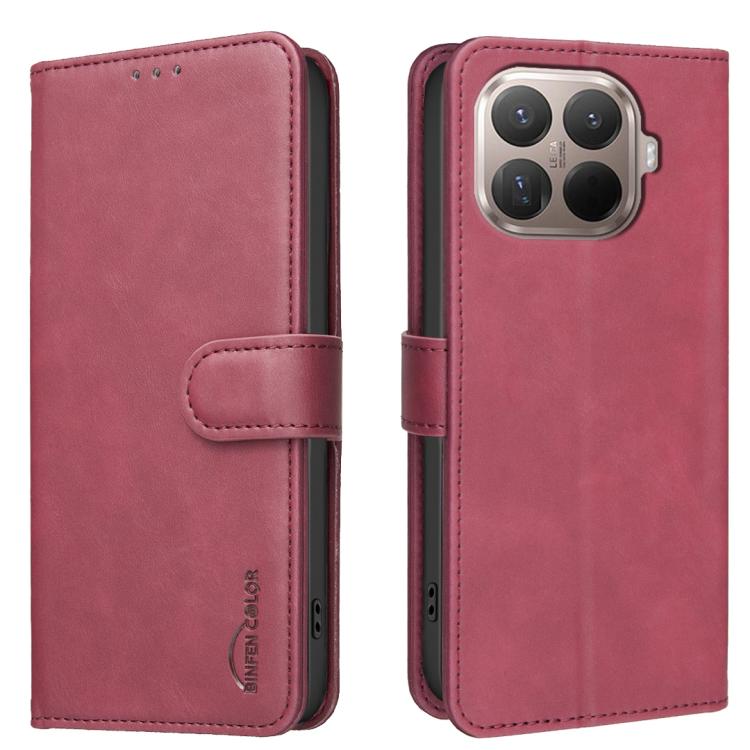 

For Xiaomi 15T Pro 5G Solid Color Calfskin Texture RFID Vegan Leather Phone Case(Red)