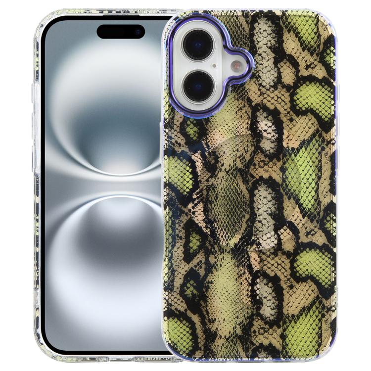 

For iPhone 16 IMD Blue Light Jungle Series Magnetic Phone Case(Shadow Phantom)