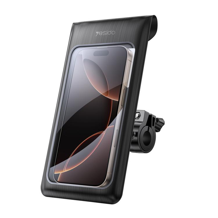 Yesido C333 Double-layer Sealed Waterproof Bag Cycling Phone Holder(Black)