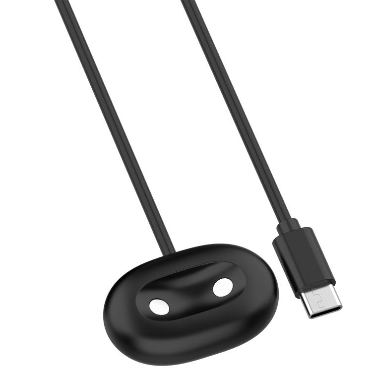 

For Google Pixel Watch 4 41 / 45mm USB-C / Type-C Port Smart Watch Magnetic Charging Cable, Cable Length: 1m(Black)