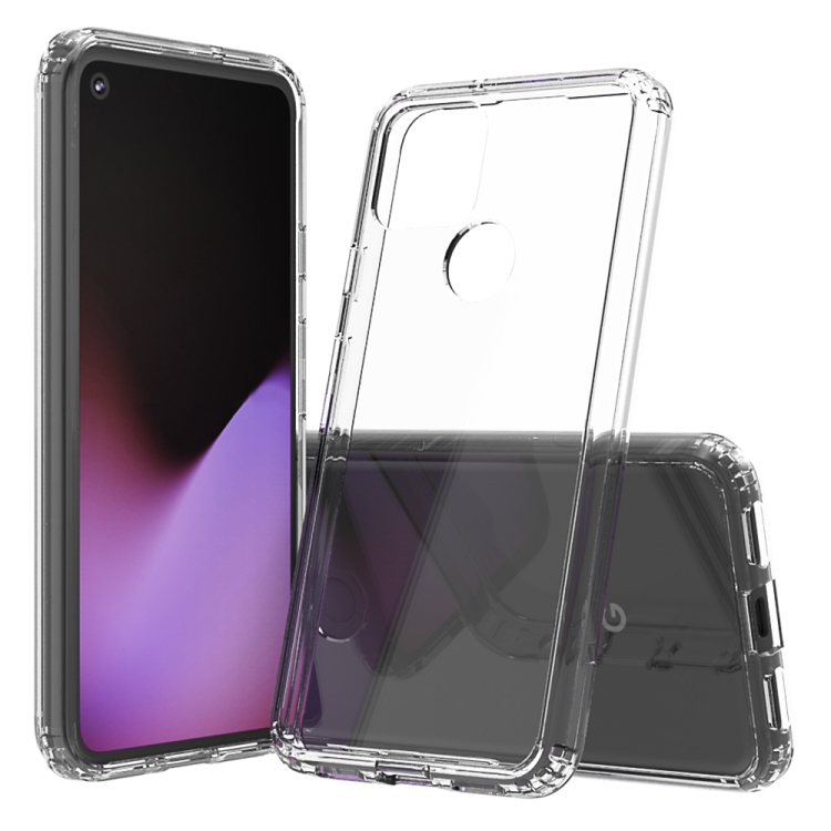 

For Google Pixel 5 Scratchproof TPU + Acrylic Protective Case(Transparent)