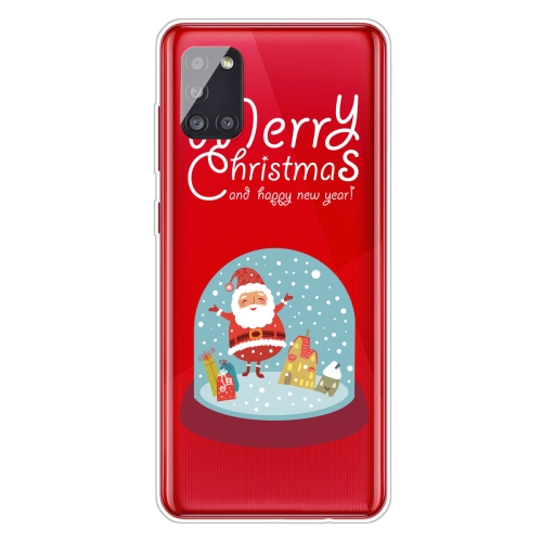 

For Samsung Galaxy A51 5G Trendy Cute Christmas Patterned Case Clear TPU Cover Phone Cases(Crystal Ball)