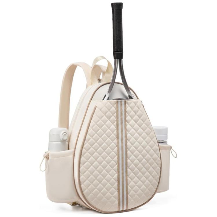 

Outdoor Sports Training Double-Shoulder Tennis Crossbody Waterproof Bag(Beige)