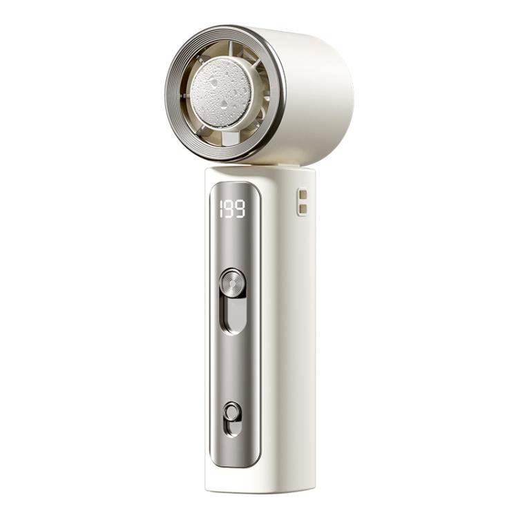 

Y33 Mini Handheld Cooling Fan with Digital Display(Beige)