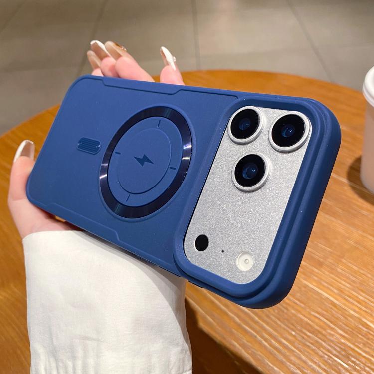 For iPhone 17 Pro Max Metal Magnetic Ring TPU Shockproof Phone Case(Blue) — купить у Sunsky-online WW