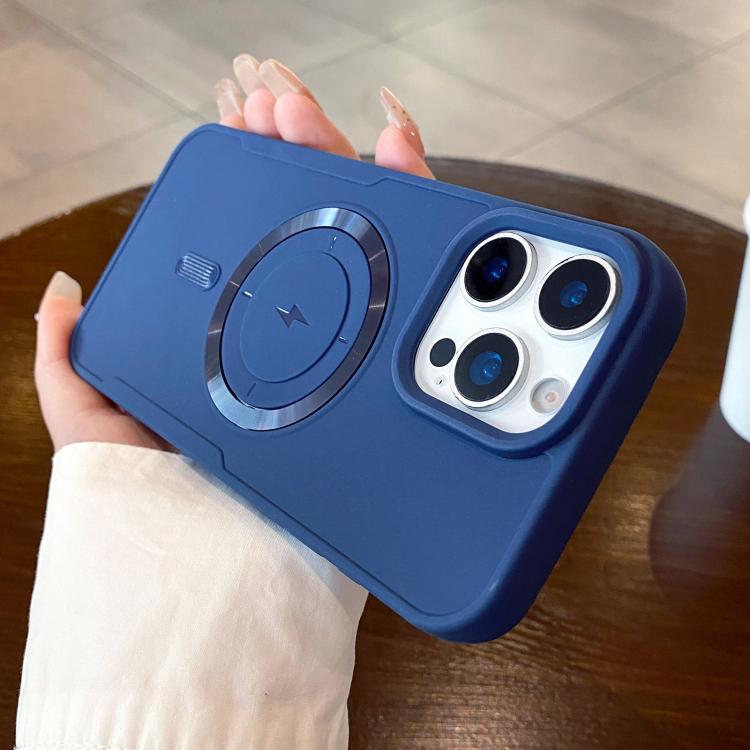 For iPhone 14 Pro Metal Magnetic Ring TPU Shockproof Phone Case(Blue) — купить у Sunsky-online WW