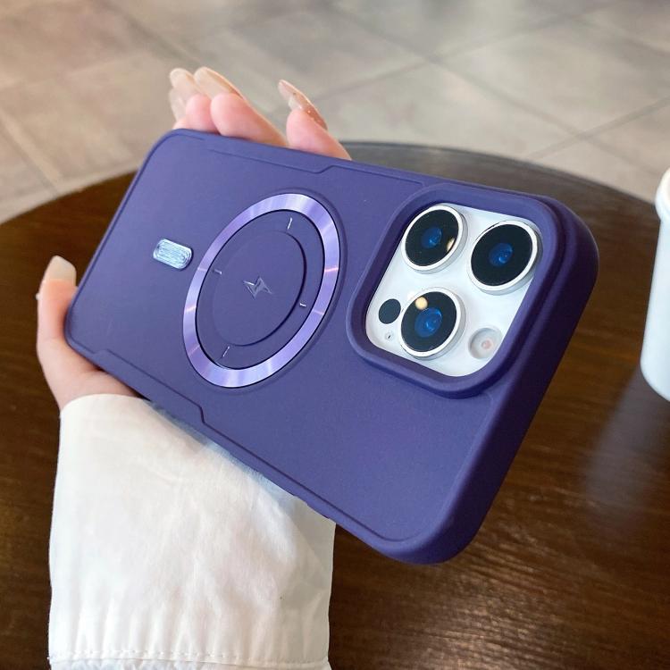 For iPhone 13 Pro Metal Magnetic Ring TPU Shockproof Phone Case(Purple) — купить у Sunsky-online WW