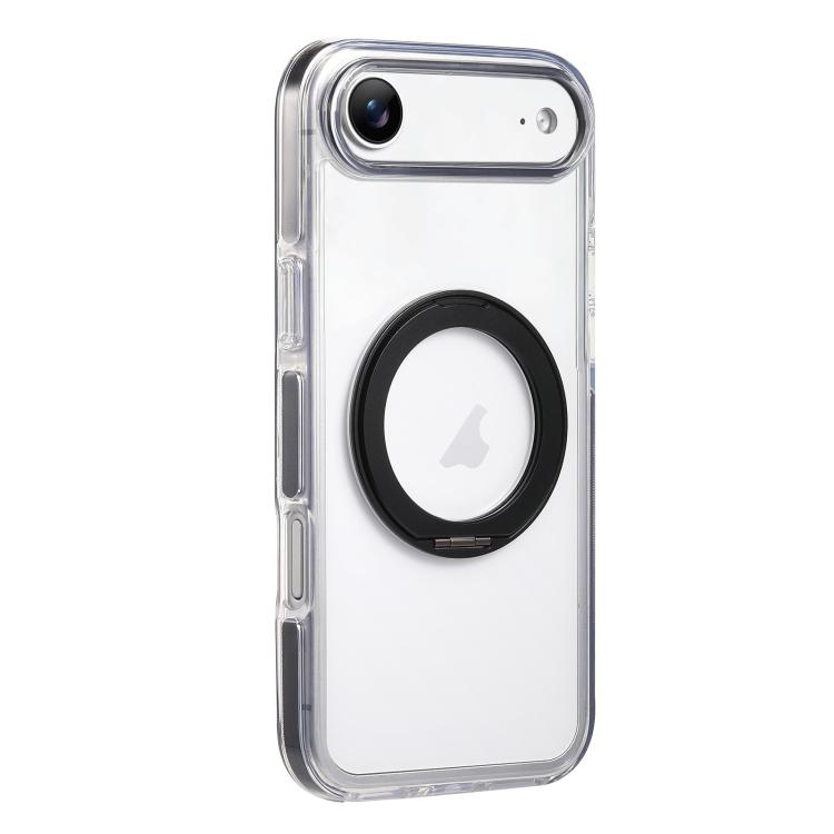 

For iPhone Air Stress Relief Holder Magnetic Phone Case(Black)