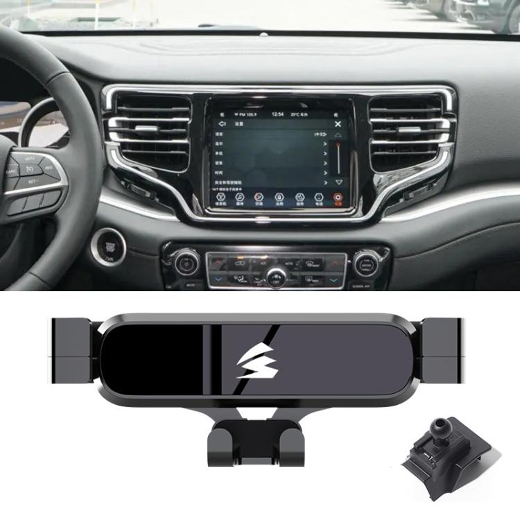 

For Jeep Grand Commander 2018-2022 Car Air Vent Metal Gravity Phone Holder Mount(Black)