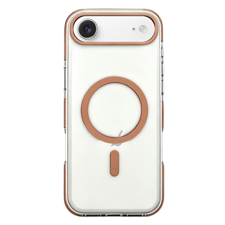 

For iPhone Air Dual-Color PC Hybrid TPU Magnetic Phone Case(Desert Gold)