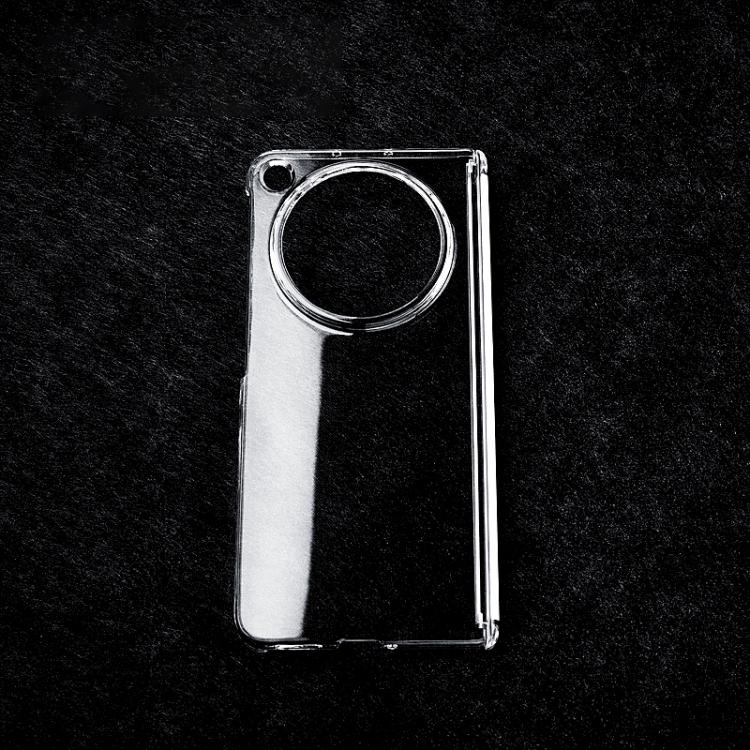 

For OPPO Find N6 5G Transparent PC Dual Axis Shockproof Phone Case