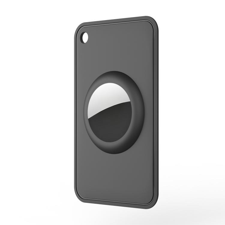 

For AirTag 2nd Gen / 1st Gen XDcase Ultra-Thin Wallet Card Design TPU Protective Case(Black)