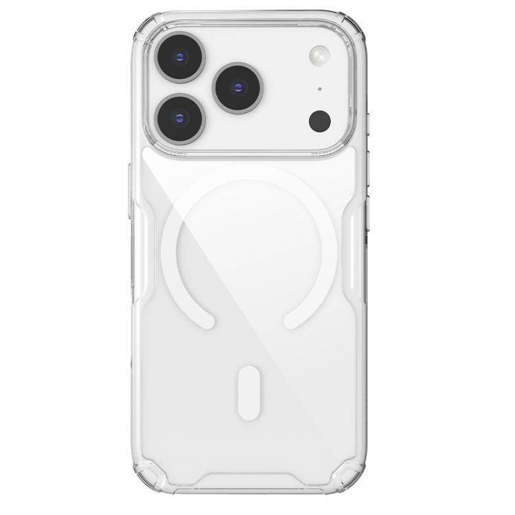 For iPhone 18 Pro NILLKIN Ultra Clear Magsafe PC + TPU Phone Case(White)