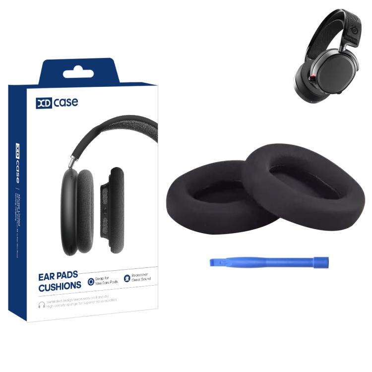

For SteelSeries Arctis 1 / 3 / 5 / 7 / 9 / Pro XDcase 1 Pair Headset Replacement Ear Pads with Prying Tool(Mesh Fabric-Black Grid)