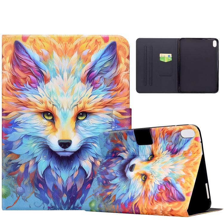 For iPad 2025 / 2022 Voltage Sewing Thread Painted Vegan Leather Smart Tablet Case(Spirit Fox) — купить у Sunsky-online WW