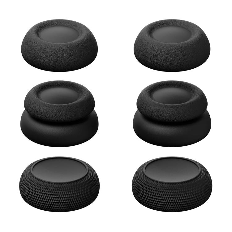 

XDcase 6pcs Joystick Thumb Grip Cap Stackable Cover for Nintendo Switch Pro Controller(Black)