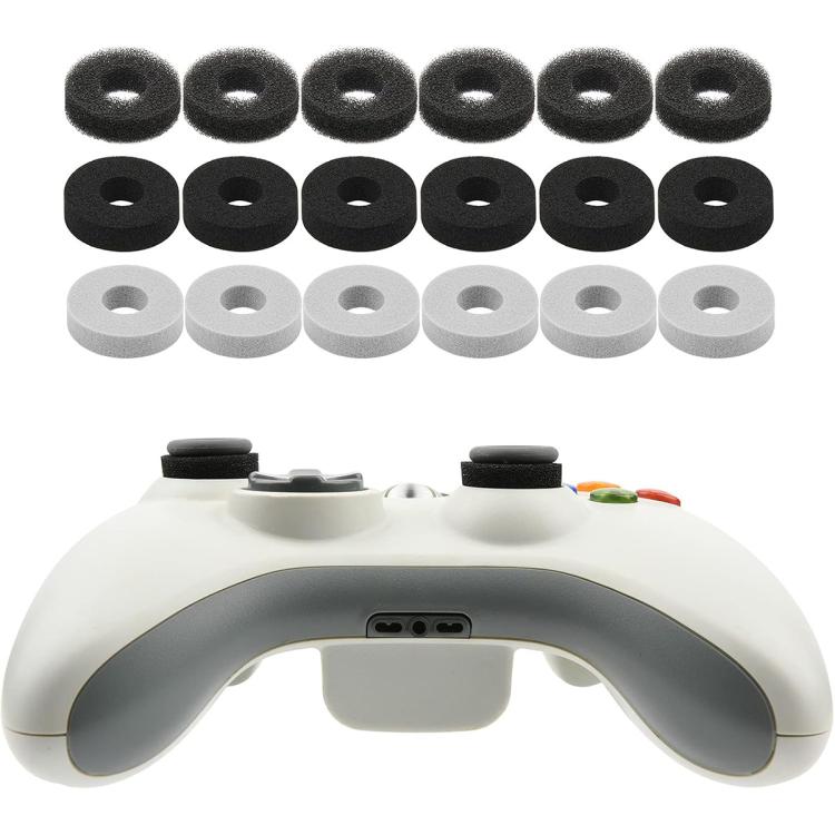 

XDcase 18pcs Joystick Damping Rings for Nintendo Switch Joy-Con(Black/Grey)