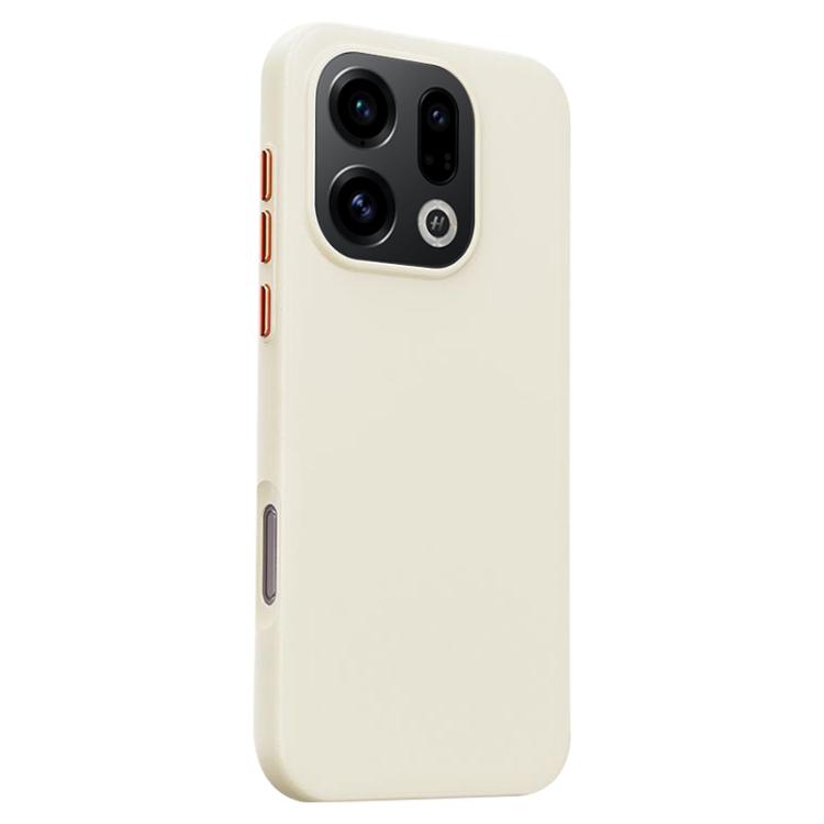 For OPPO Find X9 Boundless Series Rock Sand Magnetic Phone Case(Beige)