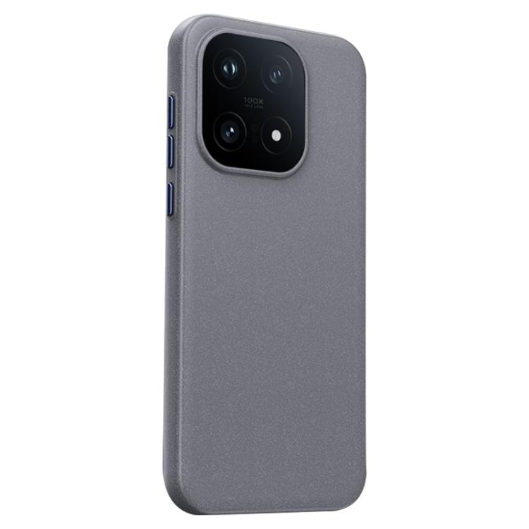 

For vivo iQOO 15 Boundless Series Rock Sand Magnetic Phone Case(Grey)