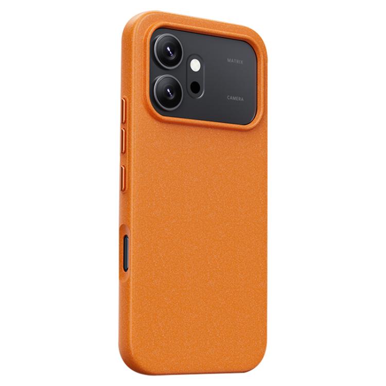 For Honor 600 / 600 Pro Global Boundless Series Rock Sand Magnetic Phone Case(Orange)