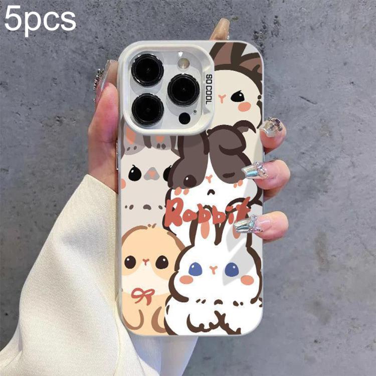 

For iPhone 15 Pro Max Cute Rabbit Pattern Shockproof Phone Case