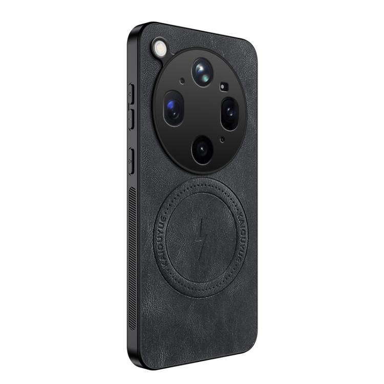 For OPPO Find X9 Ultra WANLONFENG SD Series Nappa Texture Magnetic Phone Case(Black)