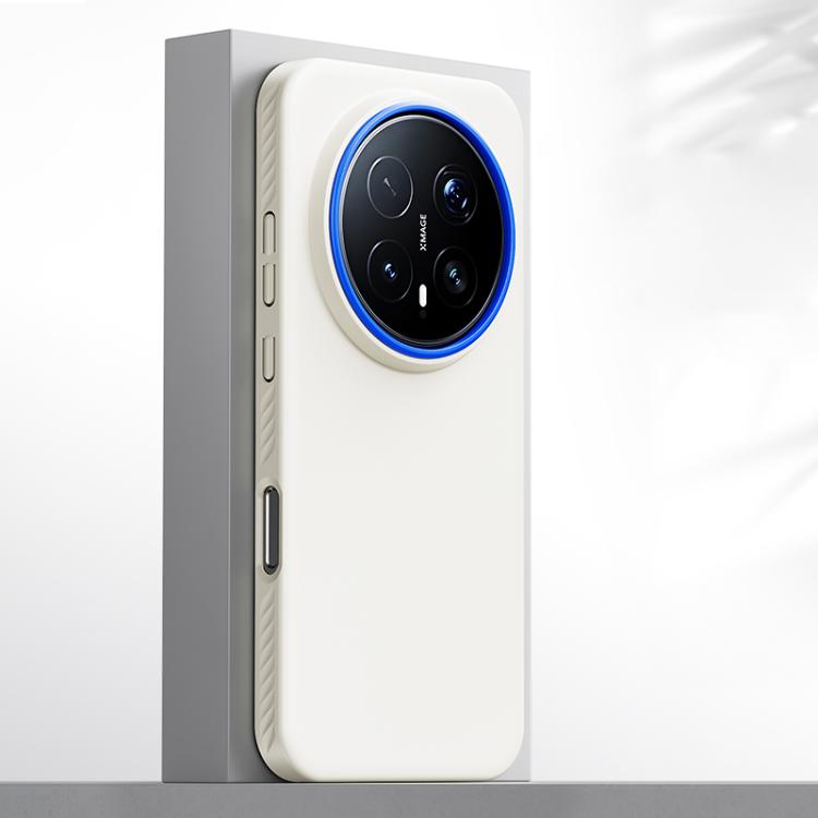 

For Honor Magic8 Pro Blues Series Skin Feel Magnetic PC Phone Case(White)