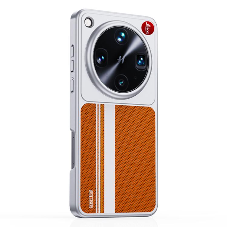

For OPPO Find X8 Ultra Flower World Series Leather Magnetic TPU Phone Case(Coastal Orange)