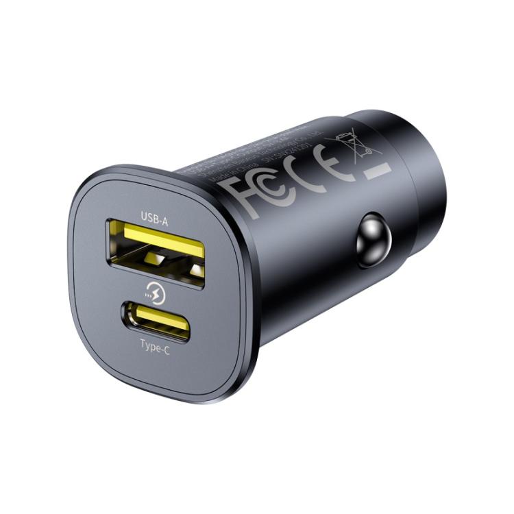 

Baseus GoTrip DP1 30W Type-C and USB Car Charger(Black)