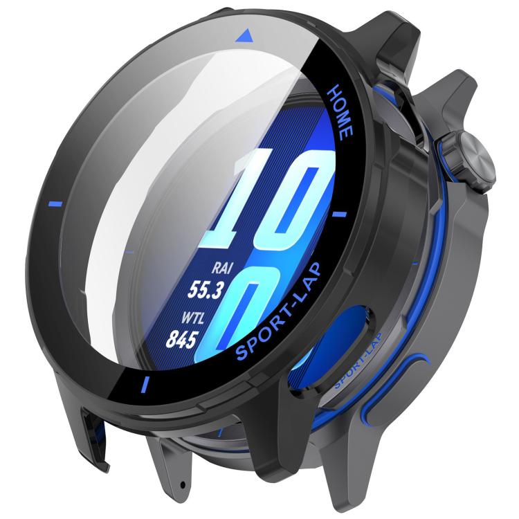 

For Huawei Watch GT Runner 2 xDfind Tempered Film Integrated PC Watch Case(Black Blue)