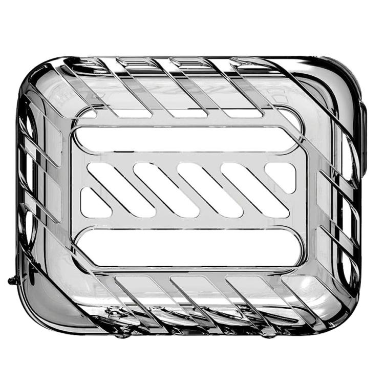 

For JBL Go 4 XDcase Bluetooth Speaker TPU Protective Case(Transparent Black)