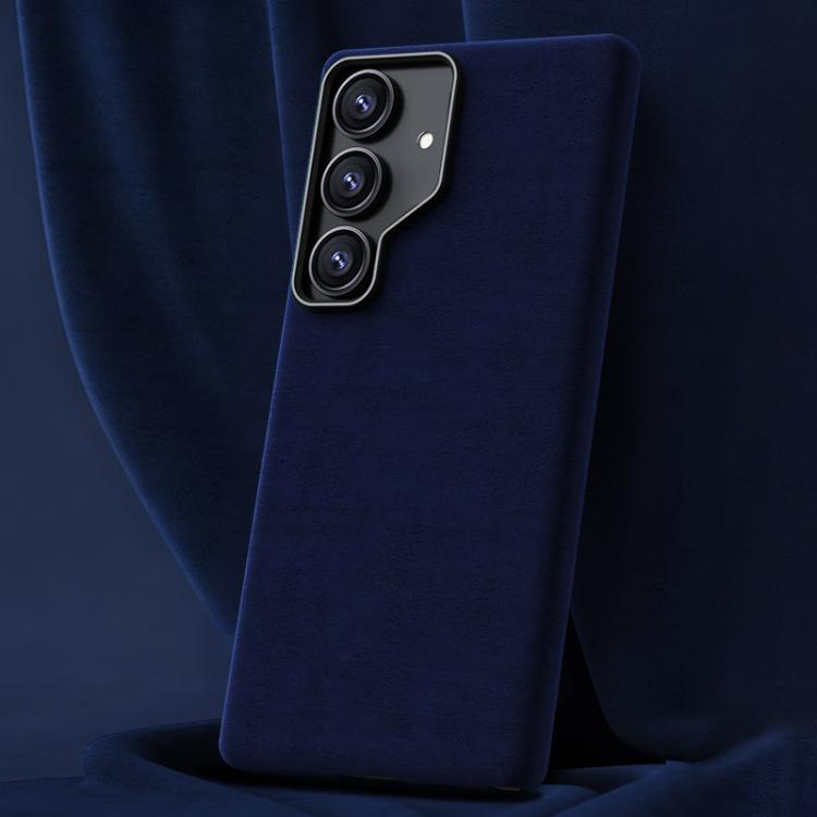 For Samsung Galaxy S26 5G Ottilan Series Full Coverage Magnetic Microfiber Leather PC Phone Case(Navy Blue)