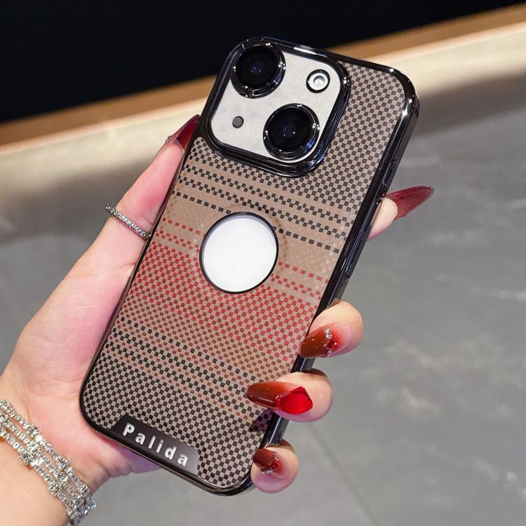For iPhone 15 Plus Palida Electroplated Kevlar Texture Shockproof Phone Case(Dusk)