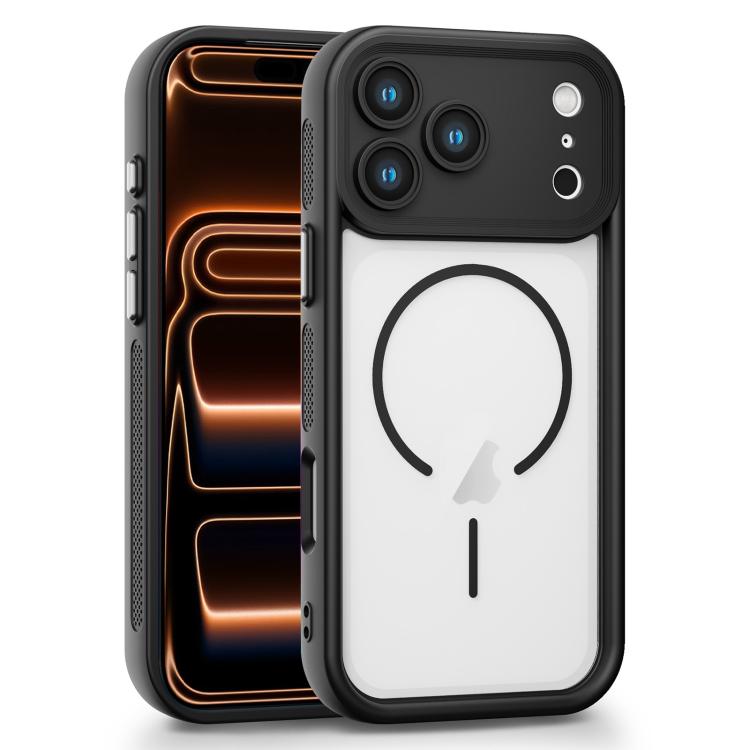For iPhone 17 Pro Max Heavenly Eye Magnetic TPU Hybrid PC Phone Case(Black) — купить у Sunsky-online WW