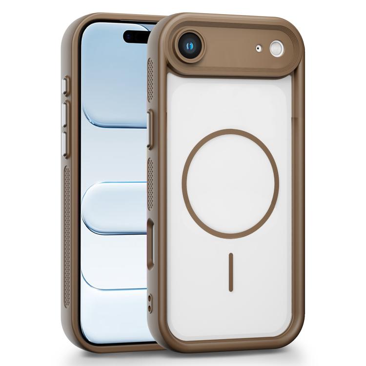 For iPhone Air Heavenly Eye Magnetic TPU Hybrid PC Phone Case(Khaki) — купить у Sunsky-online WW