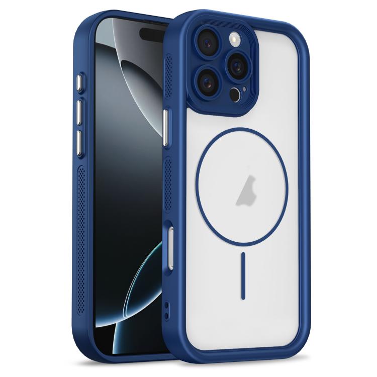 For iPhone 16 Pro Heavenly Eye Magnetic TPU Hybrid PC Phone Case(Blue) — купить у Sunsky-online WW