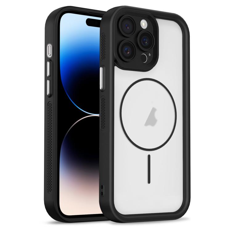 For iPhone 14 Pro Max Heavenly Eye Magnetic TPU Hybrid PC Phone Case(Black) — купить у Sunsky-online WW