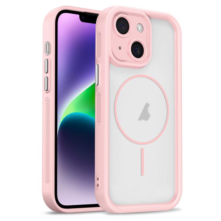 For iPhone 14 Plus Heavenly Eye Magnetic TPU Hybrid PC Phone Case(Pink) — купить у Sunsky-online WW