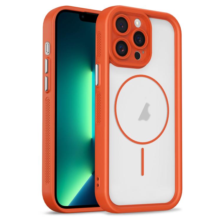 For iPhone 13 Pro Max Heavenly Eye Magnetic TPU Hybrid PC Phone Case(Orange) — купить у Sunsky-online WW