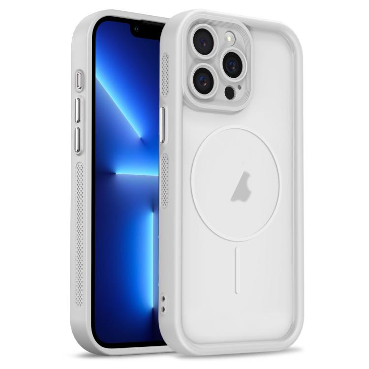 

For iPhone 13 Pro Heavenly Eye Magnetic TPU Hybrid PC Phone Case(Grey)