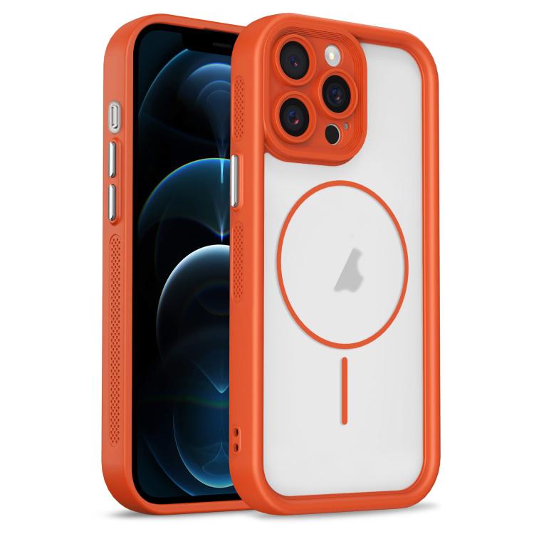 For iPhone 12 Pro Max Heavenly Eye Magnetic TPU Hybrid PC Phone Case(Orange) — купить у Sunsky-online WW